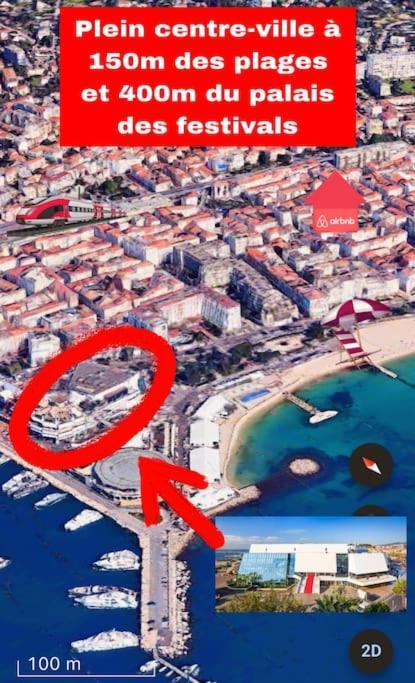 Cannes Centre Proche Plage Croisette Palais Des Festivals Экстерьер фото